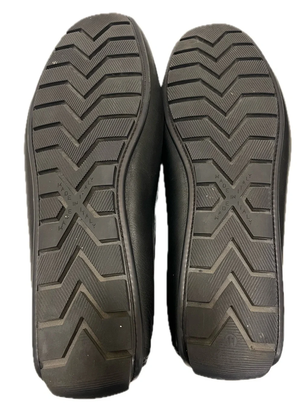 Bruno Magli Men’s Black Leather Loafers Driving Shoe Size 11